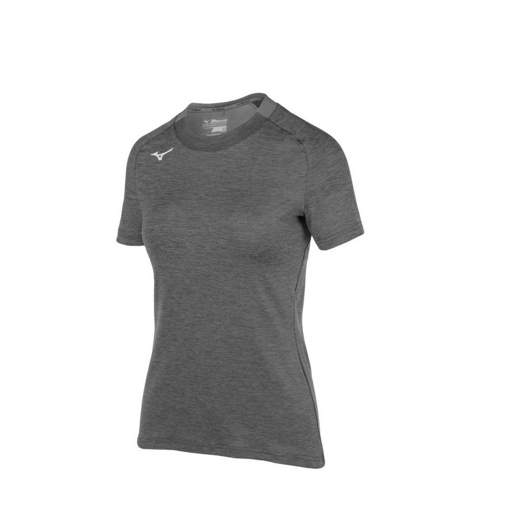 Damske Tričko Mizuno Alpha Short Sleeve Siva Vypredaj WGYX02967